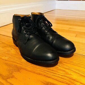 Frye Prison Boot Mens 10 D Medium Black Leather Made In USA